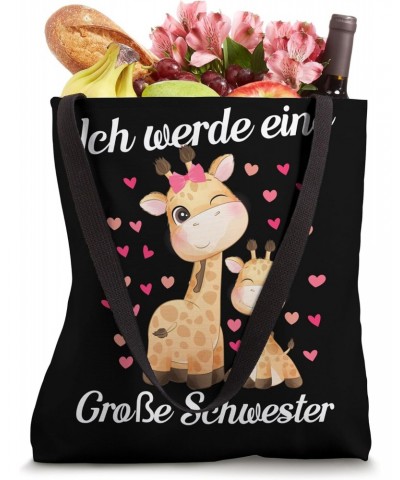 Ich Werde Eine Große Schwester Pregnant Daughter Saying [German Tote Bag $11.27 Totes