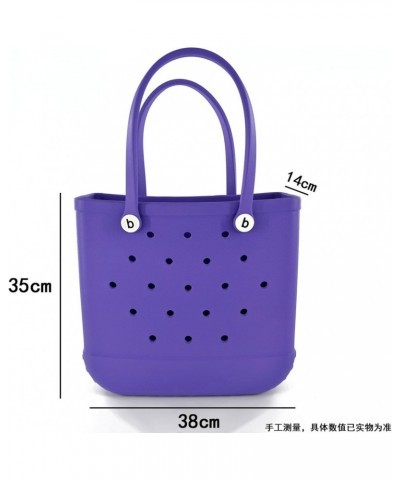 Fashion Rubber Beach Bag PVC Organizer For Beach Inflatable Boat Swimming Pool Sport Work Handbag $33.38 Handbags