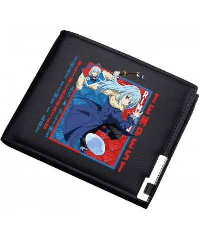 Anime Purses Kawaii ID Card Holder Pu Leather Short Wallets Cartoon Slime Money Bag Style 1 $12.59 Wallets