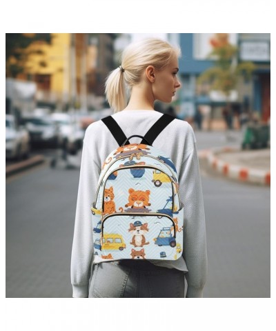 Mini Backpack Purse for Women, Animal Car Travel Bag Casual Daypack Shoulder Bag Medium $16.95 Backpacks