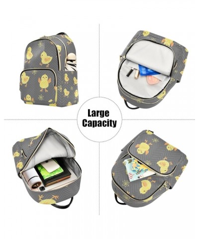 Small Backpack for Women Travel Bag Cute Chick Flowers Daypack Purse Fashion Shoulder Bag Rucksack Small B384 $10.40 Backpacks