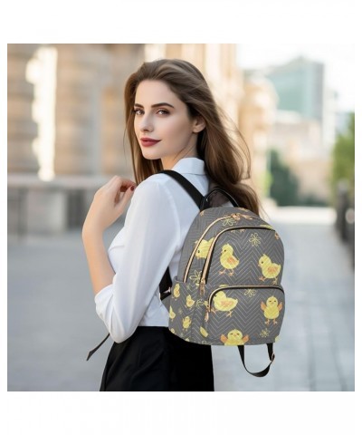 Small Backpack for Women Travel Bag Cute Chick Flowers Daypack Purse Fashion Shoulder Bag Rucksack Small B384 $10.40 Backpacks