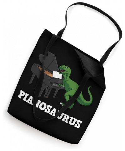 Funny Piano Gift Men Women Cool Dinosaur Piano Pianosaurus Tote Bag $11.04 Totes