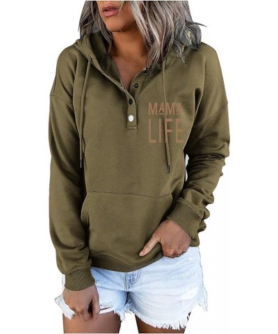 Women's Long Hoodies Casual Zip Up Sweatshirt Fleece Solid Color Tunic Pullover Jacket with Pockets Hooded Large Army Green $...