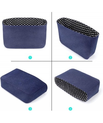 Bag Organizer for Tote Purse Organizer Insert for Handbags Felt Organizer Handbag Accessories Evelyn28 Navy $45.90 Handbags