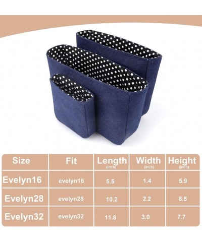 Bag Organizer for Tote Purse Organizer Insert for Handbags Felt Organizer Handbag Accessories Evelyn28 Navy $45.90 Handbags