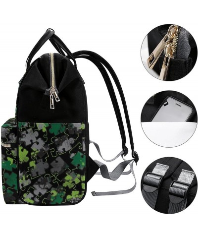 Cherries on White Backpack Work Business, Travel Rucksack Daypack for Adults Women, Handbag,Black Camouflage Background $29.6...