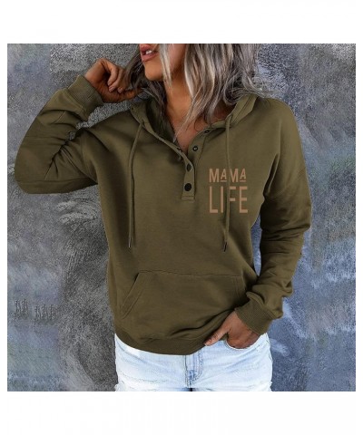 Women's Long Hoodies Casual Zip Up Sweatshirt Fleece Solid Color Tunic Pullover Jacket with Pockets Hooded Large Army Green $...