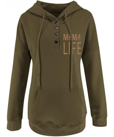 Women's Long Hoodies Casual Zip Up Sweatshirt Fleece Solid Color Tunic Pullover Jacket with Pockets Hooded Large Army Green $...