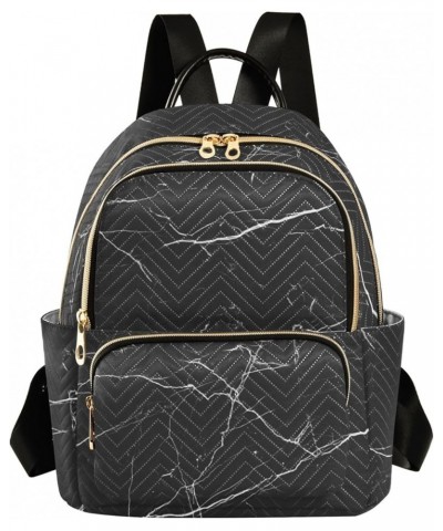 Mini Backpack Purse for Women Lightweight Girls Small Size Black Marble Vintage School Teens College Traveling Medium $18.47 ...