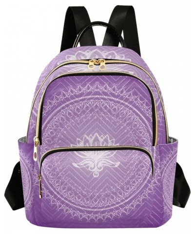 Sloth Valentine Lovers Small Quilted Backpack for Women Backpack Purse Women Small Travel Purse Violet Mandala Medium $18.32 ...