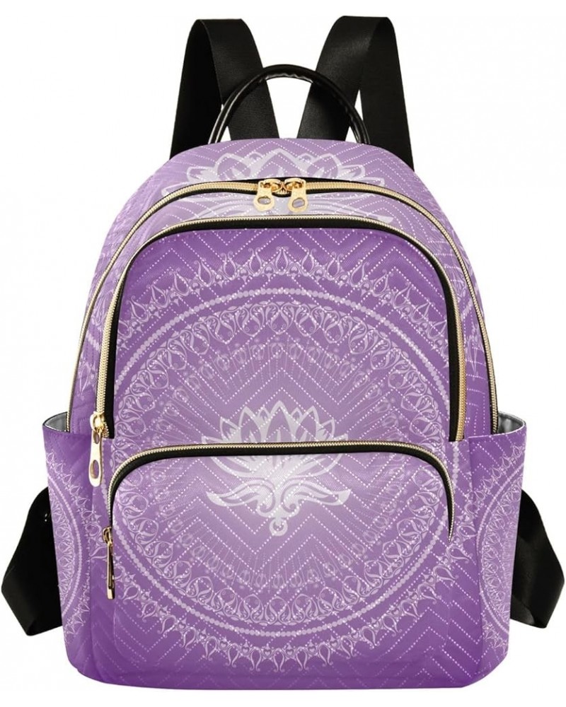 Sloth Valentine Lovers Small Quilted Backpack for Women Backpack Purse Women Small Travel Purse Violet Mandala Medium $18.32 ...