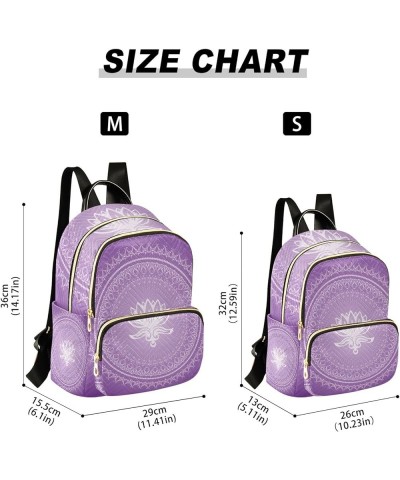 Sloth Valentine Lovers Small Quilted Backpack for Women Backpack Purse Women Small Travel Purse Violet Mandala Medium $18.32 ...