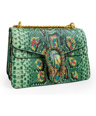 Crossbody Shoulder Purse for Women - Fashion Purse with Bow Handbags PU Leather Satchel Bag 1-7green $13.24 Shoulder Bags