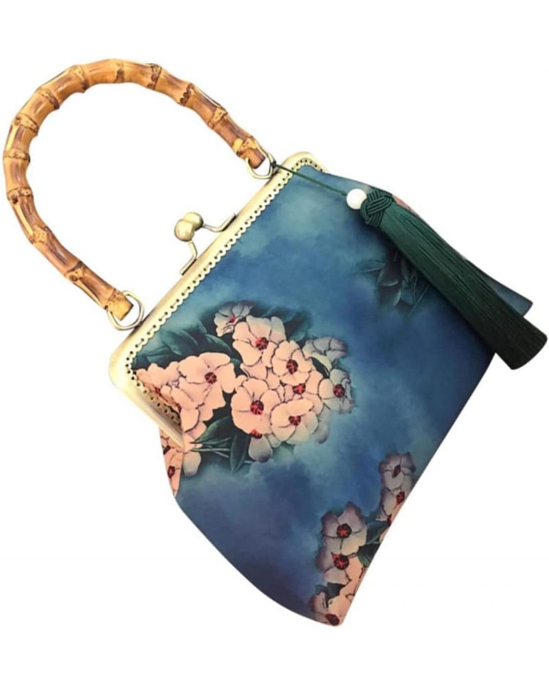 1pc Handbag Handle Purse Women Purse Printed Purse Printed Evening Bag Crossbody Wallet Printed Clutch Beach Bag Flower Eveni...