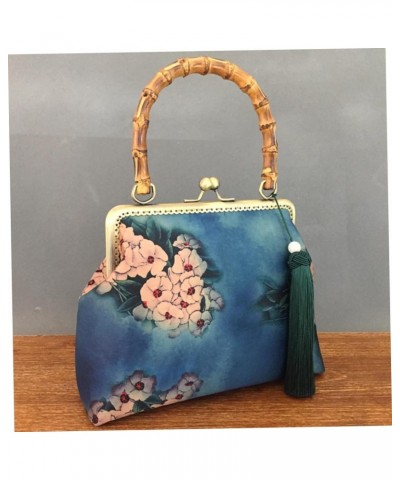 1pc Handbag Handle Purse Women Purse Printed Purse Printed Evening Bag Crossbody Wallet Printed Clutch Beach Bag Flower Eveni...