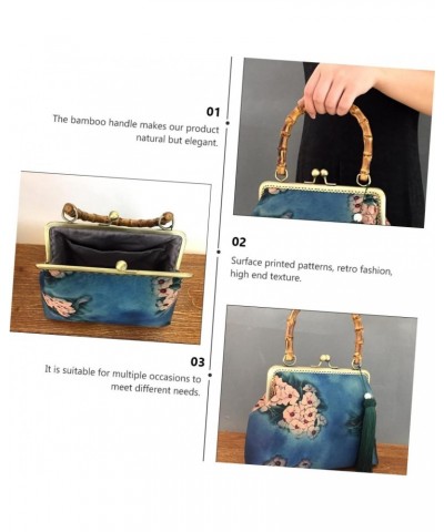 1pc Handbag Handle Purse Women Purse Printed Purse Printed Evening Bag Crossbody Wallet Printed Clutch Beach Bag Flower Eveni...