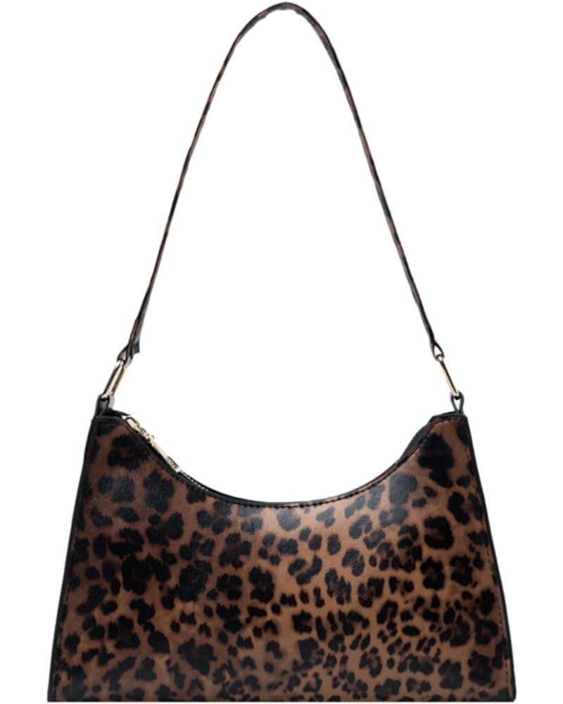 Leopard Print Shoulder Bag Western Purse Trendy Purses for Women 2024 Shoulder Purse Y2k Purse Cute Bag Leopard Print03 $8.79...