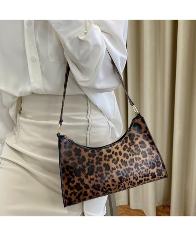 Leopard Print Shoulder Bag Western Purse Trendy Purses for Women 2024 Shoulder Purse Y2k Purse Cute Bag Leopard Print03 $8.79...