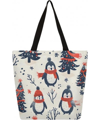 Large Opening Canvas Tote Bag with Lovely Animal Designs $10.81 Totes