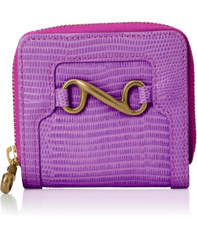 Women's Deli Lizard Bifold Zip Wallet grape sorbet $95.28 Wallets