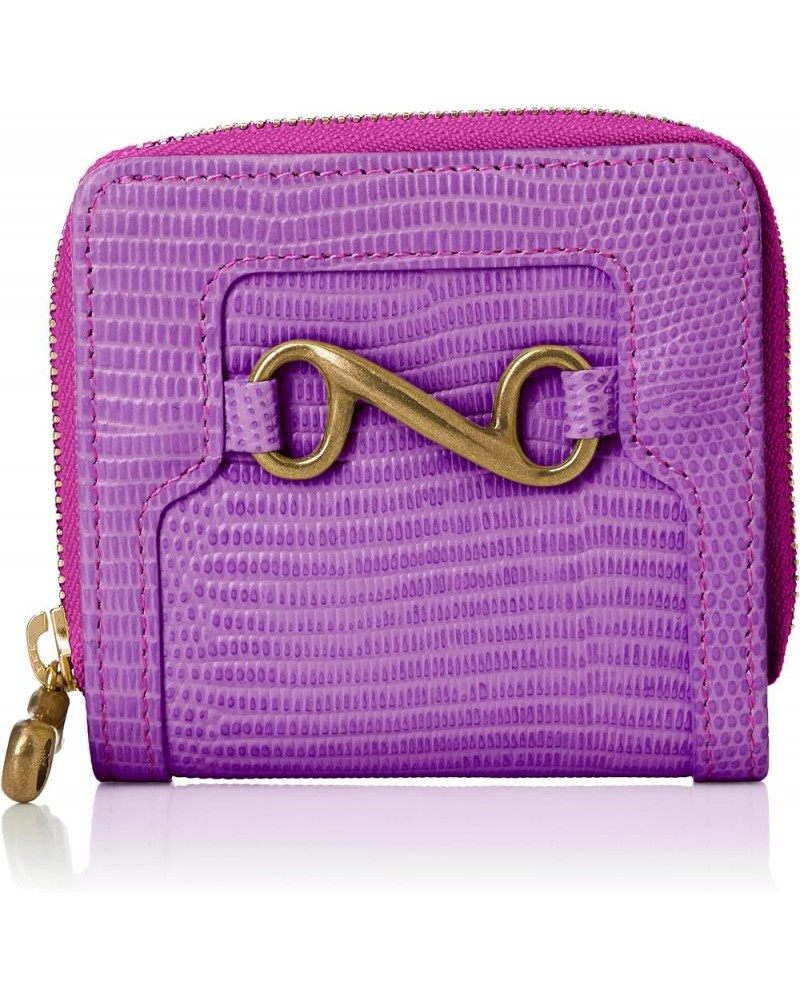 Women's Deli Lizard Bifold Zip Wallet grape sorbet $95.28 Wallets