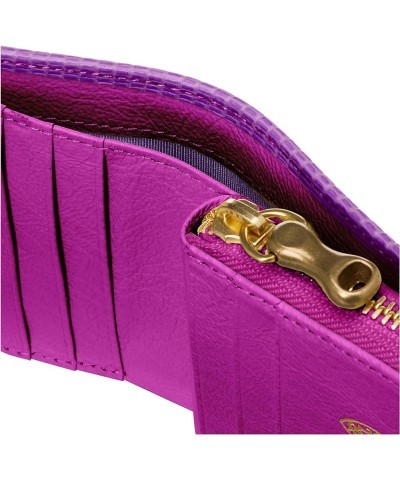 Women's Deli Lizard Bifold Zip Wallet grape sorbet $95.28 Wallets