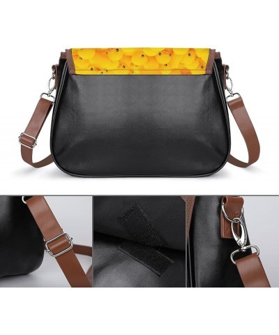 Printed Crossbody Bags Women City Leather Shoulder Bag Satchel Hobo Bags Trendy Lotus Pink Color7 $22.35 Hobo Bags