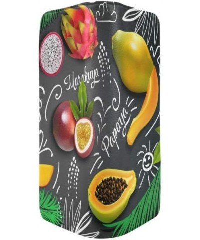 Funny Papaya Tropical Fruit Womens Clutch Wallet Large Wristlet Zipper Clutch Large Travel Purse Design 10 $15.99 Clutches