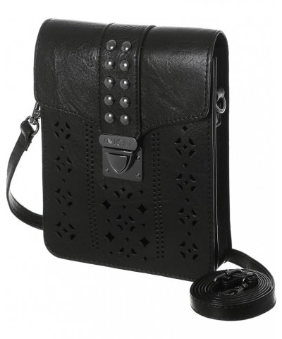 Women RFID Blocking Small Crossbody Bags Cell Phone Purse Built in Wallet Black-thicker $10.58 Crossbody Bags