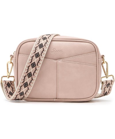 Crossbody Bags for Women Trendy Shoulder Magnetic Buckle Front Pocket Leather Purses for Women with Adjustable Strap 4 Pink $...