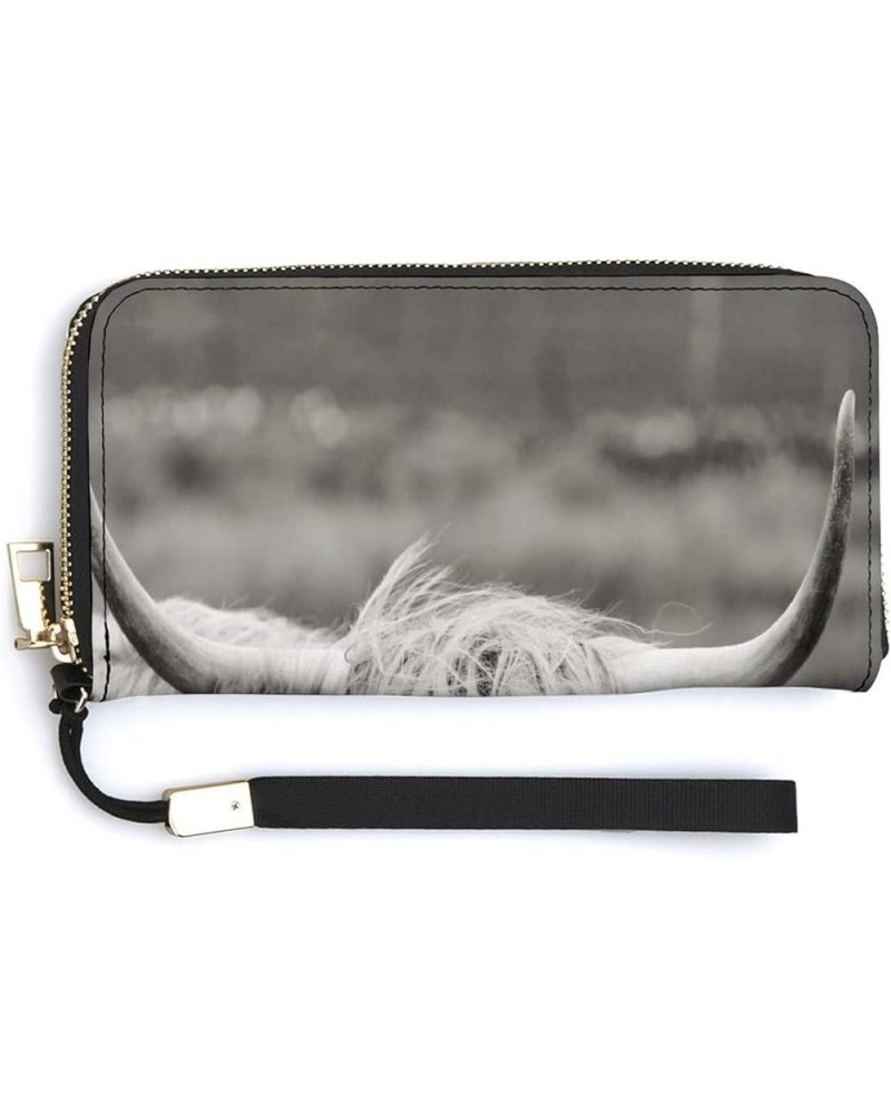 Long Clutch Wallet, Long Handbag with Wristlet Strap, PU Leather Zip Purse Multi 10 $13.59 Wristlets