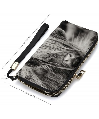 Long Clutch Wallet, Long Handbag with Wristlet Strap, PU Leather Zip Purse Multi 10 $13.59 Wristlets