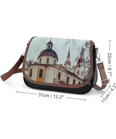 Printed Crossbody Bags Women City Leather Shoulder Bag Satchel Hobo Bags Trendy Gestures Party Color6 $21.00 Hobo Bags