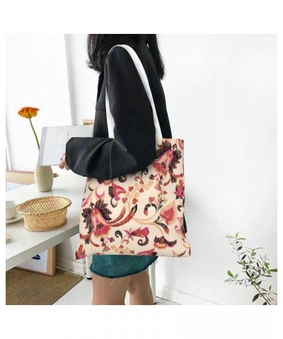 Paisley Single Shoulder Fashion Canvas Tote Shopping Bags Handbags For Men And Women Paisley44 $10.73 Totes