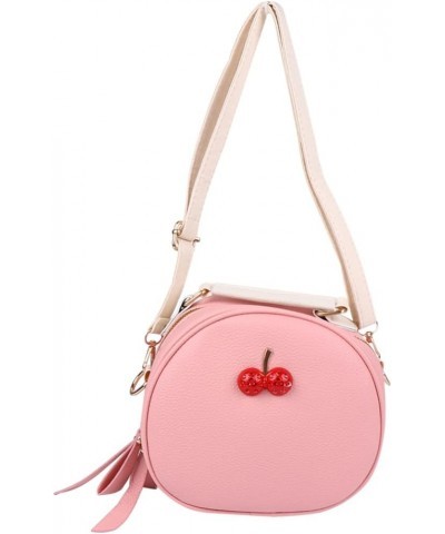 Box Western style student portable leather chain bag trendy handbags one shoulder crossbody bag clutch Pink $10.80 Shoulder Bags