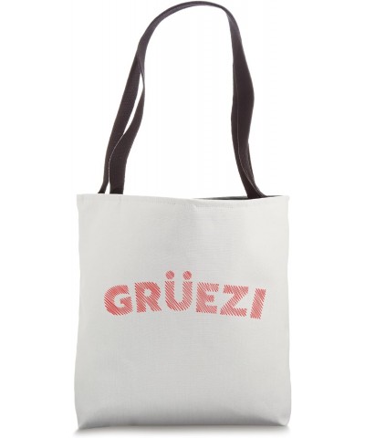 Grüezi Swiss greeting - line design Tote Bag $10.34 Totes