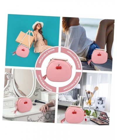 Box Western style student portable leather chain bag trendy handbags one shoulder crossbody bag clutch Pink $10.80 Shoulder Bags