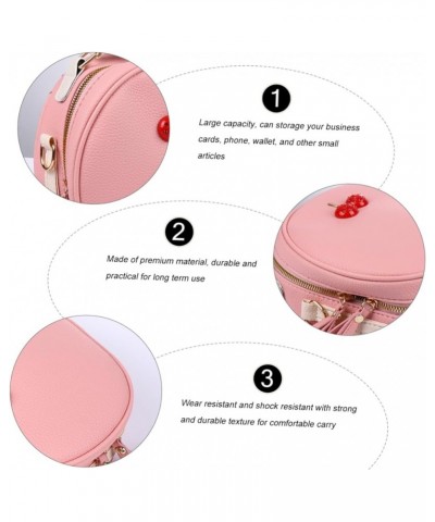 Box Western style student portable leather chain bag trendy handbags one shoulder crossbody bag clutch Pink $10.80 Shoulder Bags