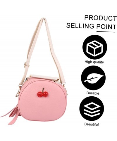 Box Western style student portable leather chain bag trendy handbags one shoulder crossbody bag clutch Pink $10.80 Shoulder Bags