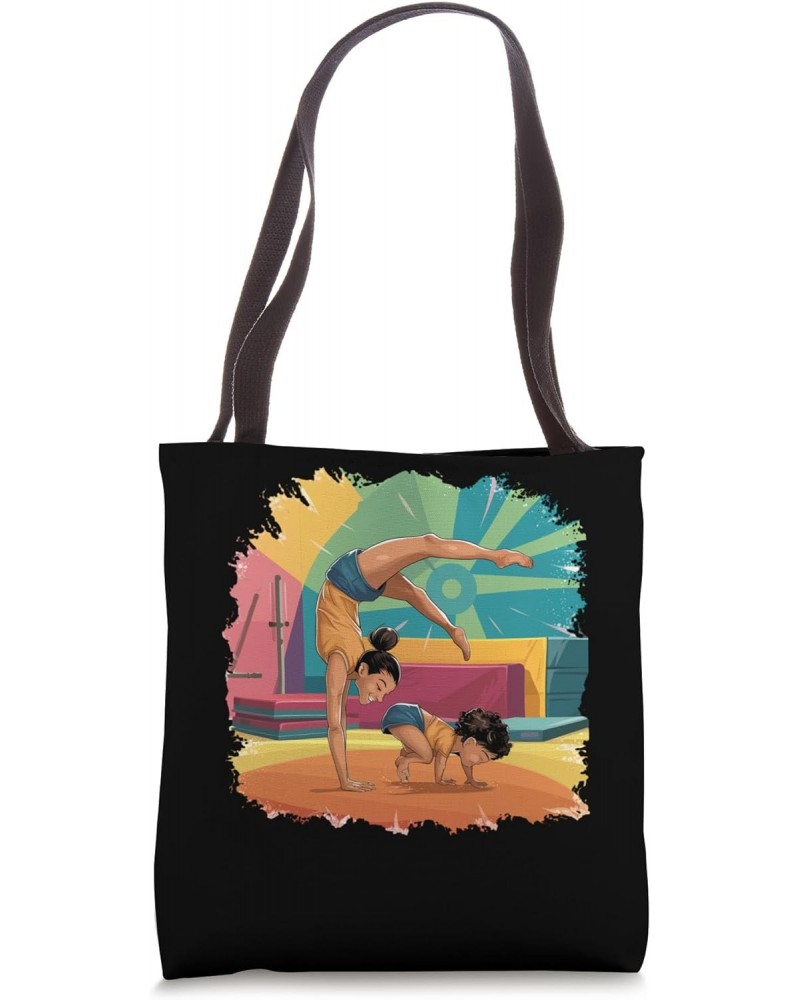 Gymnastic Mom Gymnast Mom Gymnastics Mother Gymnastics Mom Tote Bag $12.95 Totes