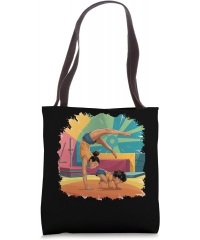 Gymnastic Mom Gymnast Mom Gymnastics Mother Gymnastics Mom Tote Bag $12.95 Totes