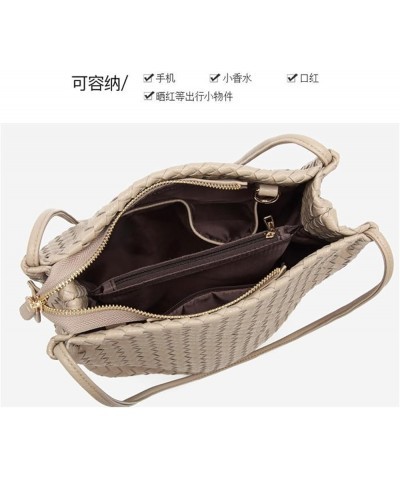 Women's Bags Autumn And Winter Woven Bags Bucket Bags Single Shoulder Crossbody Bags For Women 02 $28.70 Shoulder Bags