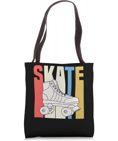 Skate Roller Blade Retro Vintage Skating Skater Tote Bag $11.50 Totes