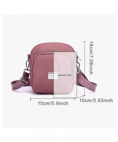 Small Bag Women Fashion Simple Matching Small Square Bag Single Shoulder Crossbody Mobile Purse Female Work Bag Red $12.19 Sh...