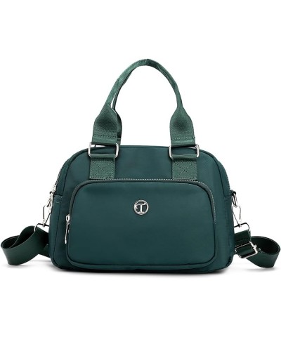 Casual Women Shoulder Bag Handbag Multiple Pockets Crossbody Bag Women Green $29.46 Shoulder Bags