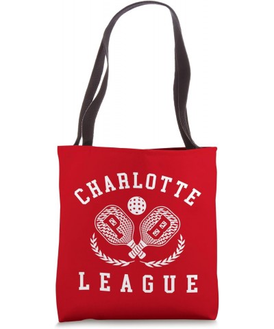 Charlotte Pickleball League Pride Tee Team Uniforms Tote Bag $13.99 Totes