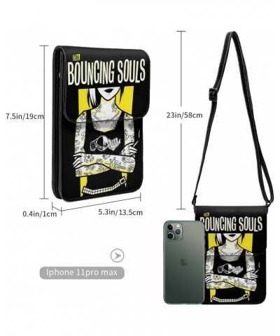 Small Cell Phone Crossbody Purse The Bouncing Souls Band Woman'S Fashion Mini Shoulder Handbag 7.5x5.3 Inches $15.47 Crossbod...