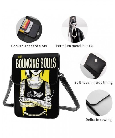 Small Cell Phone Crossbody Purse The Bouncing Souls Band Woman'S Fashion Mini Shoulder Handbag 7.5x5.3 Inches $15.47 Crossbod...