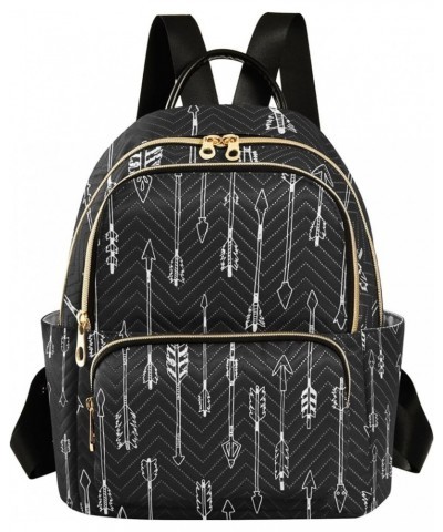 Tribal Arrows Ethnic Backpack for Women Shoulder Bag Lightweight Mini Backpack Casual Daypack Back Pack for Travel Mini(10.23...